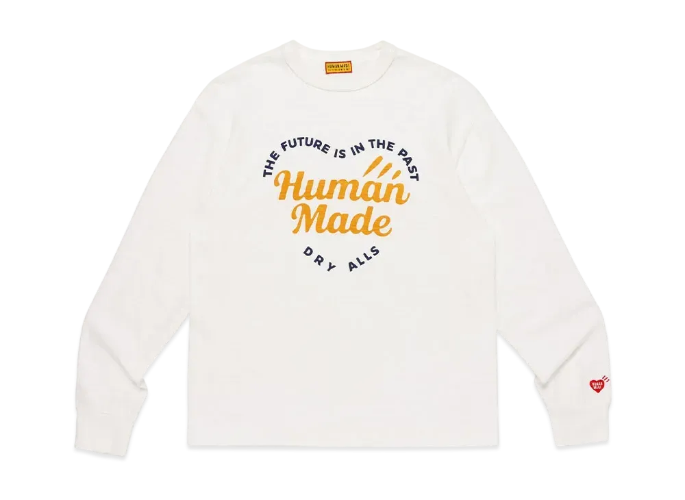 HUMAN MADE Graphic L/S T-Shirt "White"