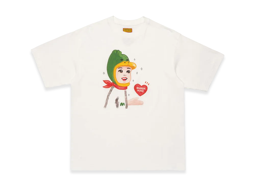 HUMAN MADE x Keiko Sootome T-Shirt Side A "White"