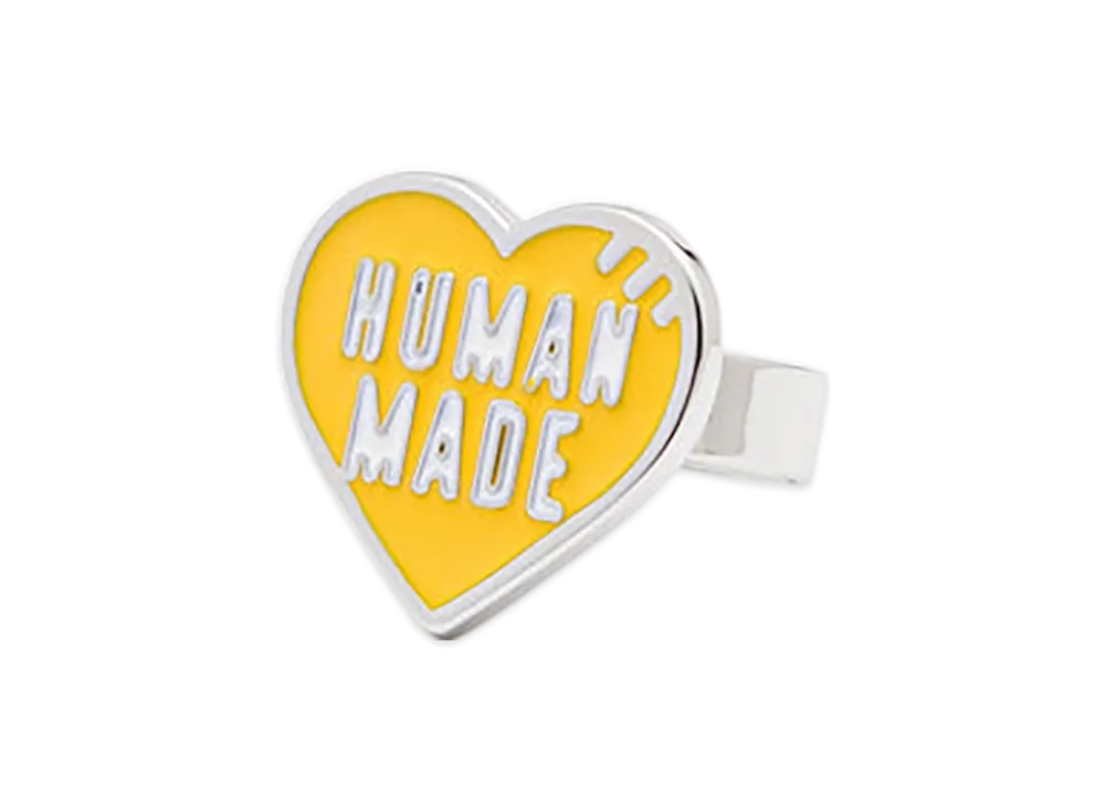HUMAN MADE Heart Ring "Yellow" HM29GD155