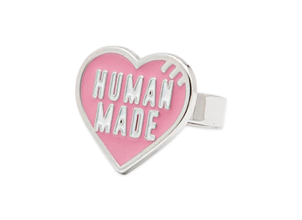 HUMAN MADE Heart Ring "Pink" HM29GD155