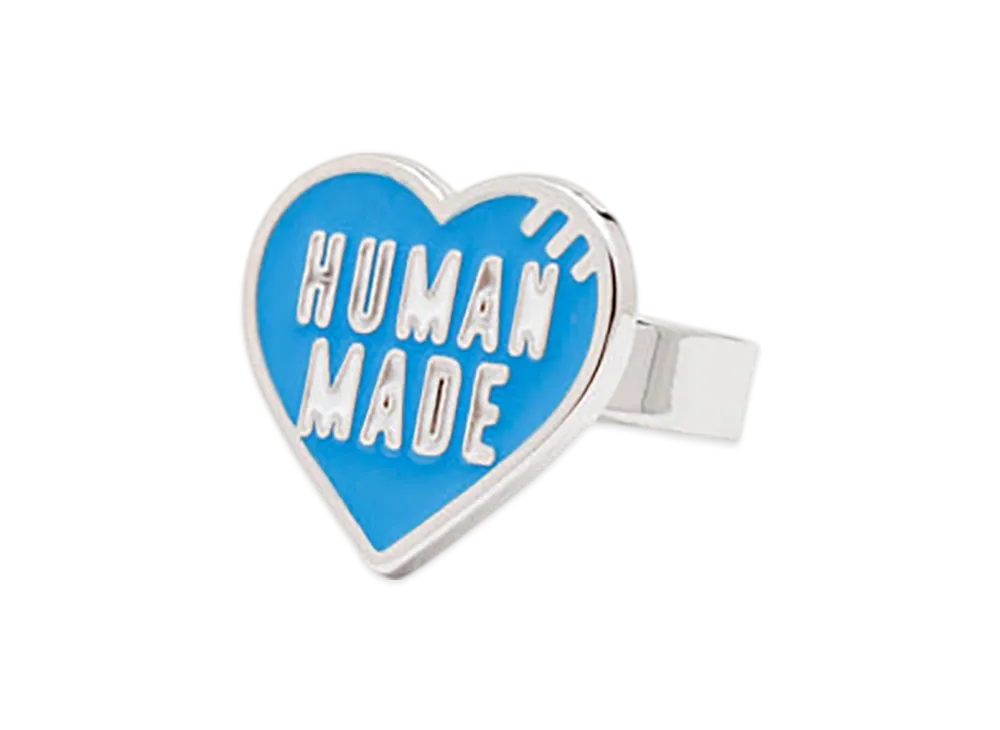 HUMAN MADE Heart Ring "Blue" HM29GD155
