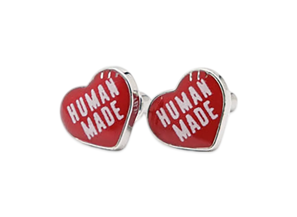 HUMAN MADE Logo Earring★ヒューマンメイド ロゴ イヤリング ヒューマンメイド - HEART SILVER EARRING | HBX - ハイプ
