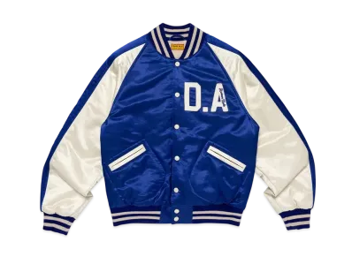 HUMAN MADE Satin Stadium Jacket "Blue"
