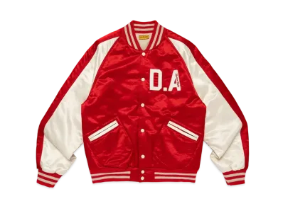 HUMAN MADE Satin Stadium Jacket "Red"