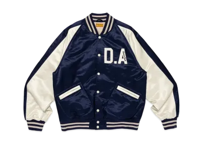 HUMAN MADE Satin Stadium Jacket "Navy"