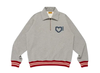 HUMAN MADE Half-Zip Sweatshirt "Gray"