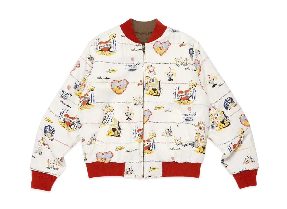 HUMAN MADE Reversible Blouson "White"