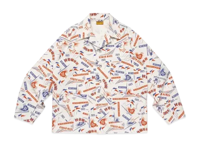 HUMAN MADE Printed Coverall Jacket "White"