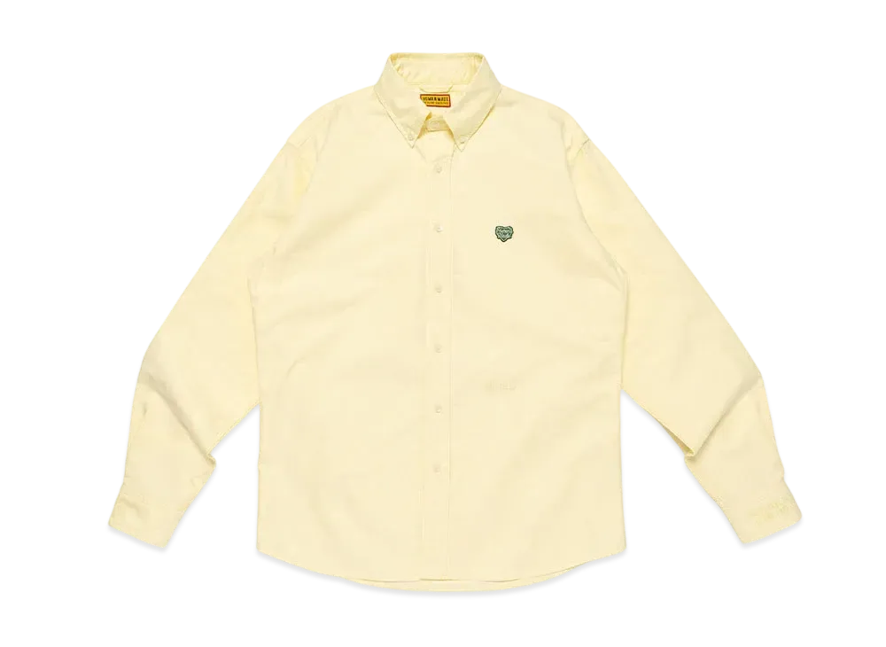 HUMAN MADE Oxford Bd Shirt "Yellow"