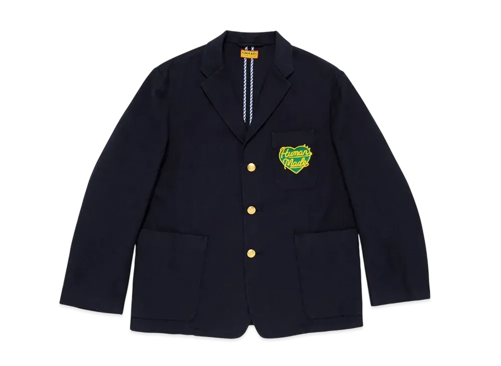 HUMAN MADE Wool Blend Blazer "Navy"