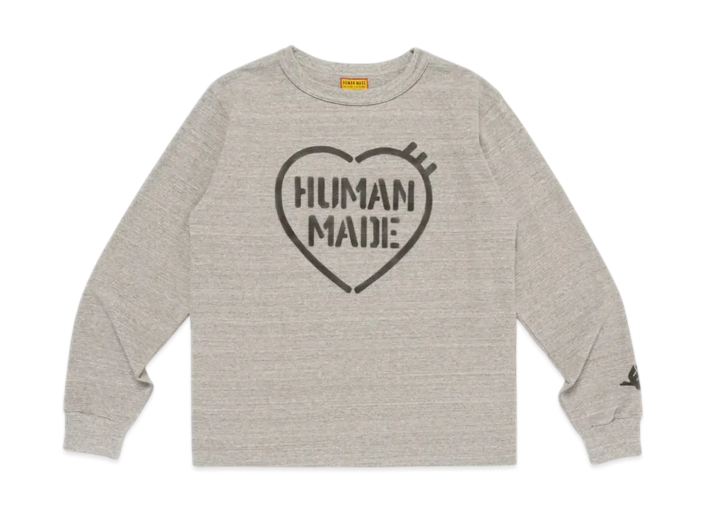 HUMAN MADE Military L/S T-Shirt "Gray"