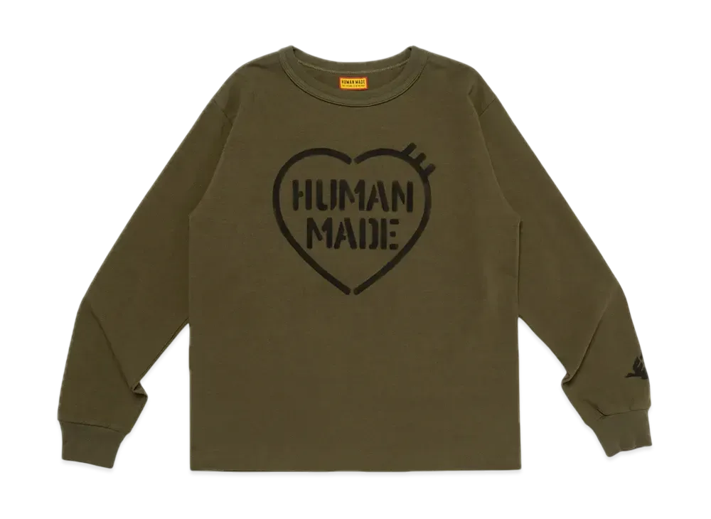 HUMAN MADE Military L/S T-Shirt "Olive Drab"
