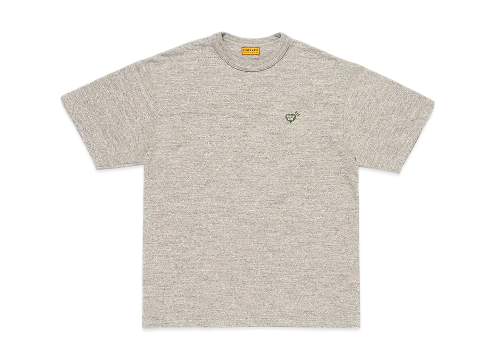 HUMAN MADE Heart Badge T-Shirt "Gray"