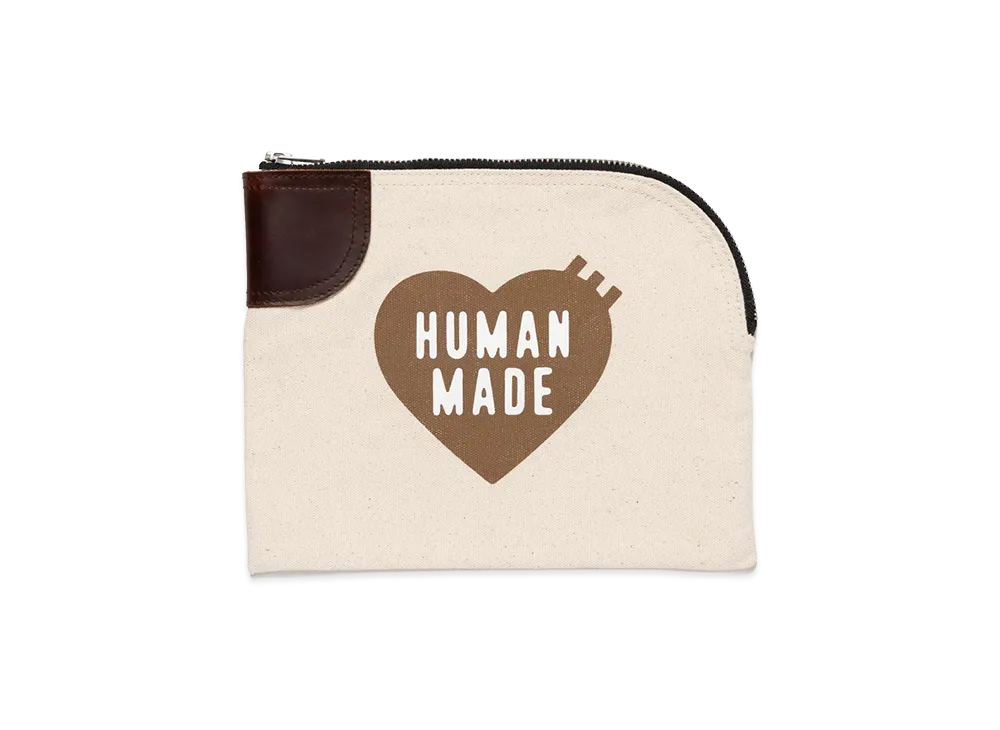 HUMAN MADE Bank Pouch Kobe "White"