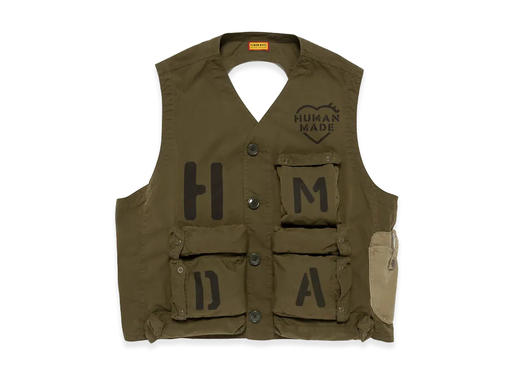 HUMAN MADE Military Vest "Olivedrab"