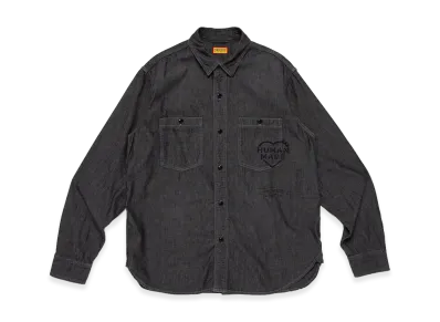 HUMAN MADE Military Chambray Shirt "Charcoal"