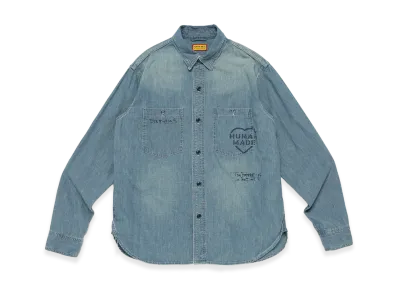 HUMAN MADE Military Chambray Shirt "Blue"