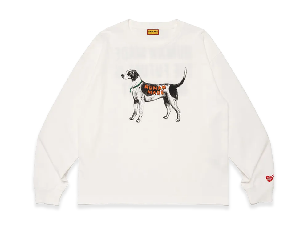 HUMAN MADE Graphic L/S T-Shirt "White"