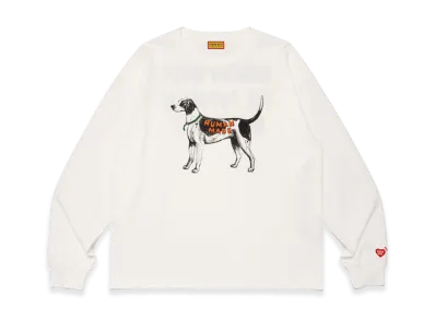 HUMAN MADE Graphic L/S T-Shirt "White"