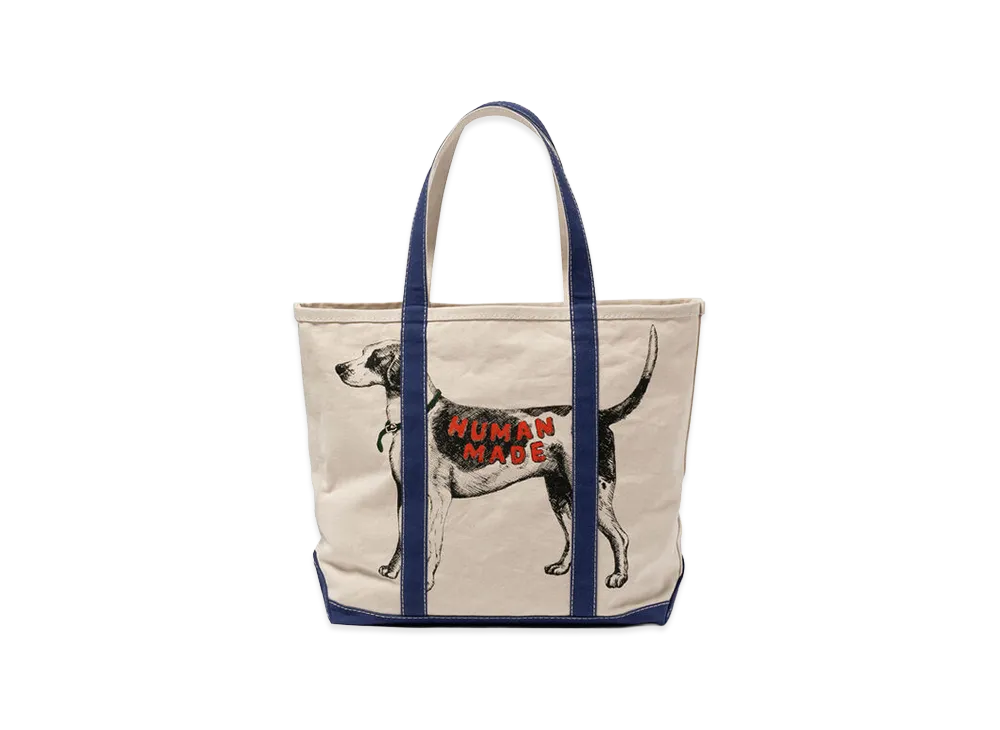 HUMAN MADE Canvas Tote Large "White"