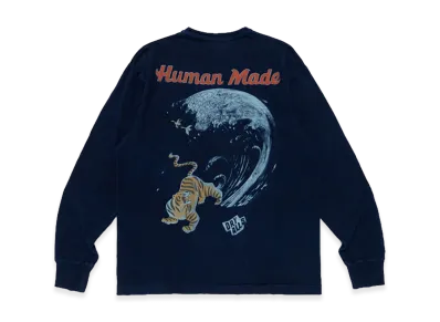 HUMAN MADE Indigo Dye L/S Shirt "Indigo"