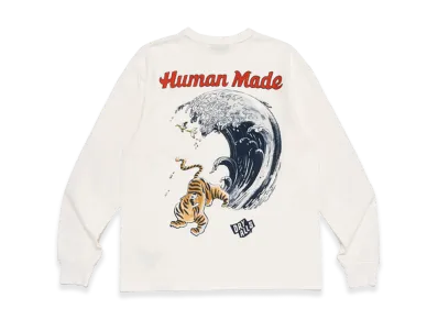 HUMAN MADE Graphic L/S Shirt "White"