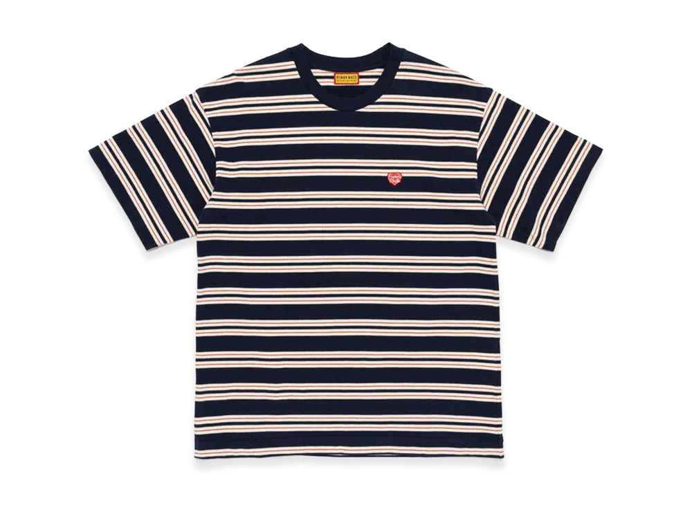 HUMAN MADE Striped T-Shirt "Navy"