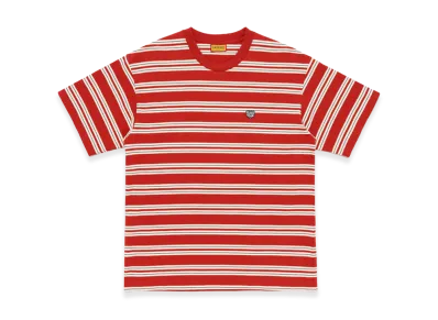 HUMAN MADE Striped T-Shirt "Red"