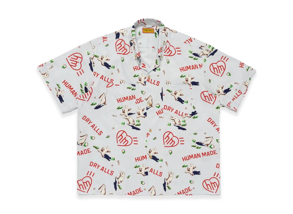 HUMAN MADE Printed Shirt "Blue"