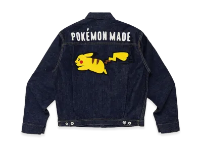 HUMAN MADE x Pokemon Made Denim Jacket "Indigo"