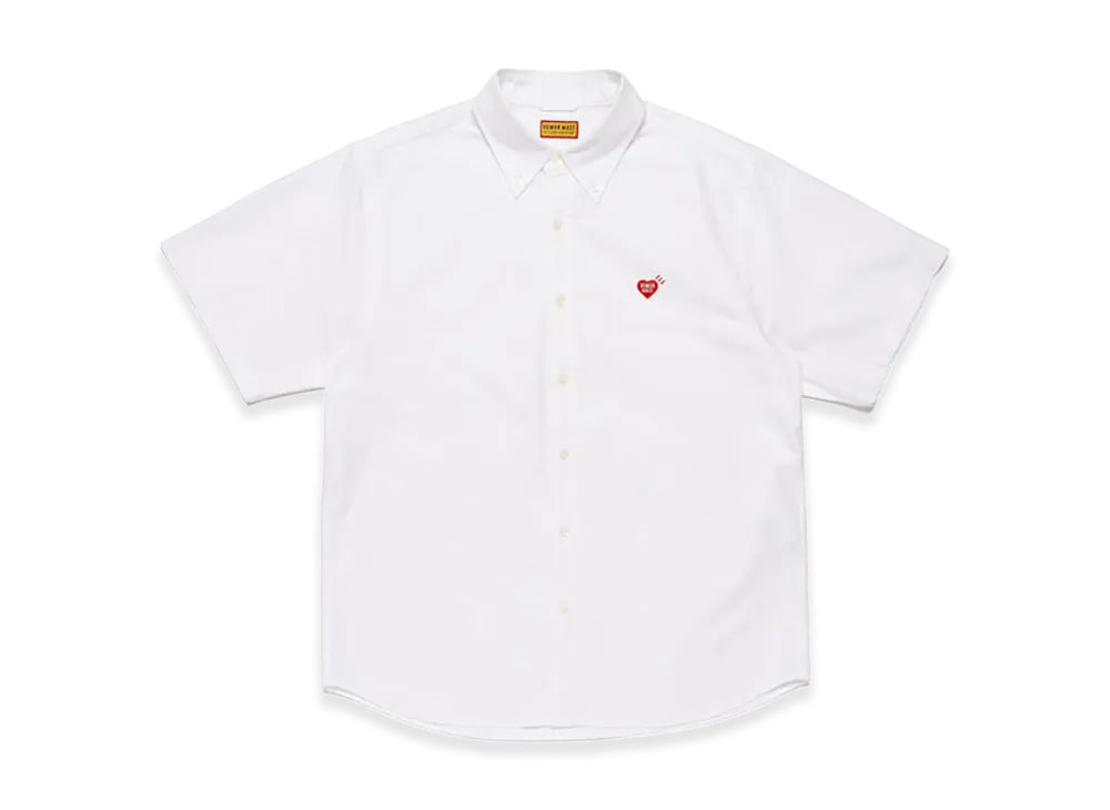 HUMAN MADE Oxford BD S/S Shirt "White"