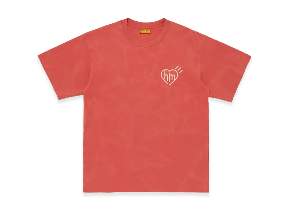HUMAN MADE Garment Dye T-Shirt "Red"
