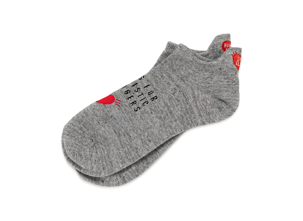 HUMAN MADE HM Low Socks "Gray"