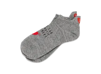HUMAN MADE HM Low Socks "Gray"