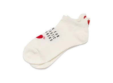 HUMAN MADE HM Low Socks "White"