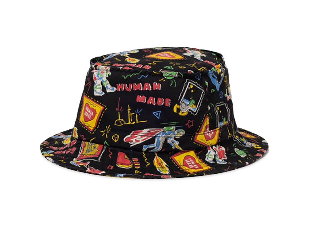 HUMAN MADE Bucket Hat "Black"