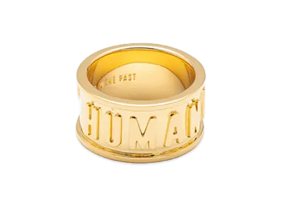 HUMAN MADE Silver Ring "Gold"