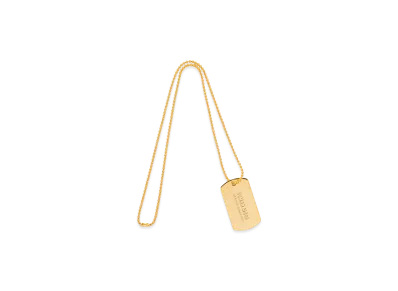 HUMAN MADE Silver Necklace "Gold"