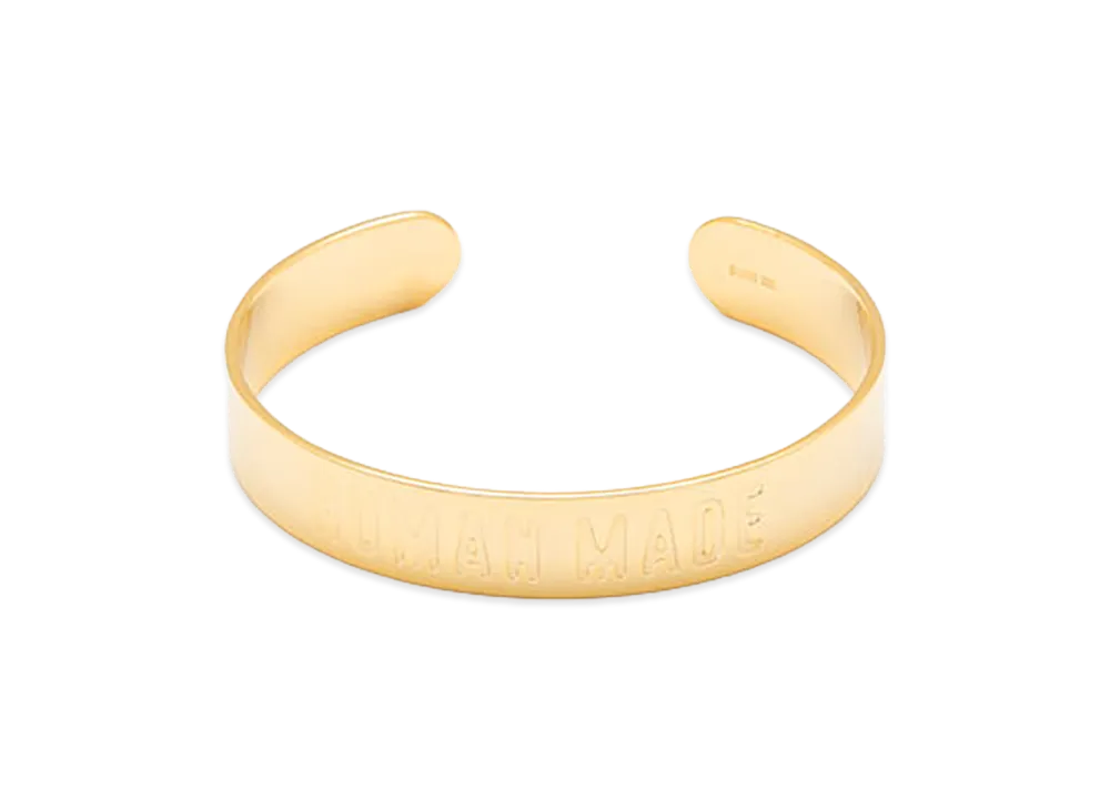 HUMAN MADE Silver Bangle "Gold"