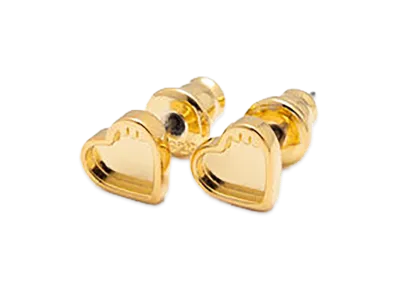 HUMAN MADE Silver Earrings "Gold"