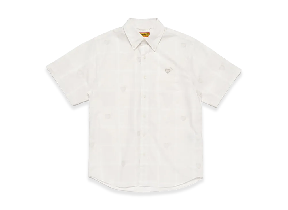 HUMAN MADE Patchwork Printed S/S Shirt "White"