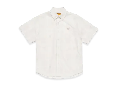 HUMAN MADE Patchwork Printed S/S Shirt "White"
