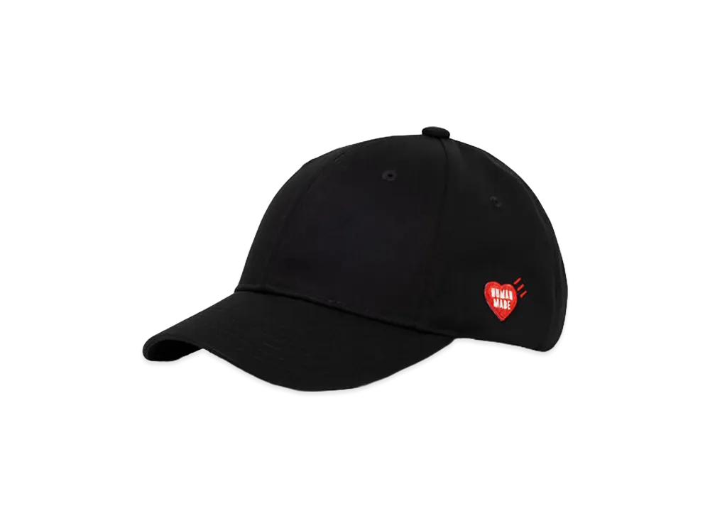 HUMAN MADE Heart Badge 6Panel Twill Cap "Black"
