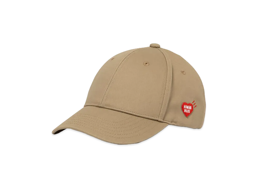 HUMAN MADE Heart Badge 6Panel Twill Cap "Beige"