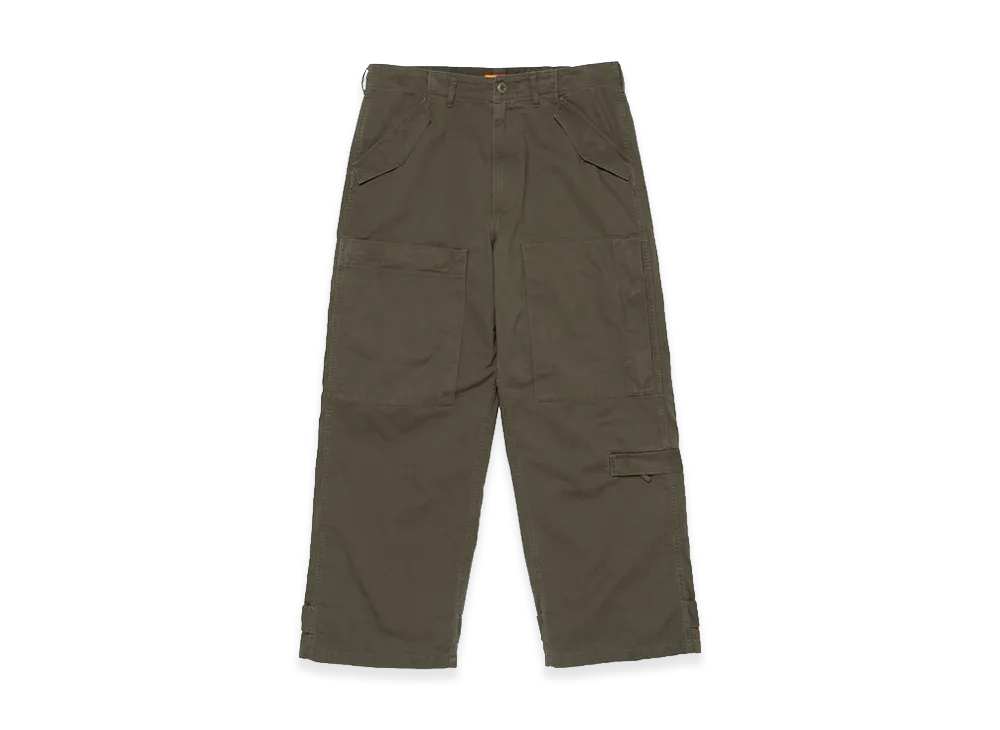 HUMAN MADE Wide Military Pants "Olivedrab"