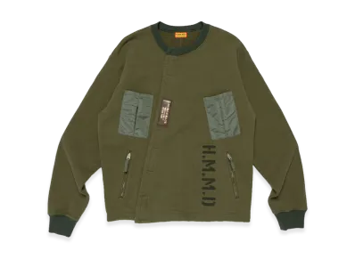 HUMAN MADE Military Cardigan "Olivedrab"