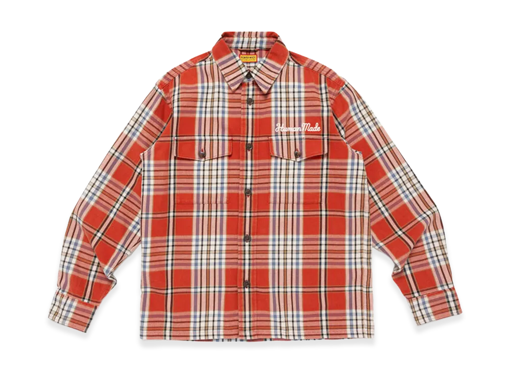 HUMAN MADE Check Shirt "Red"