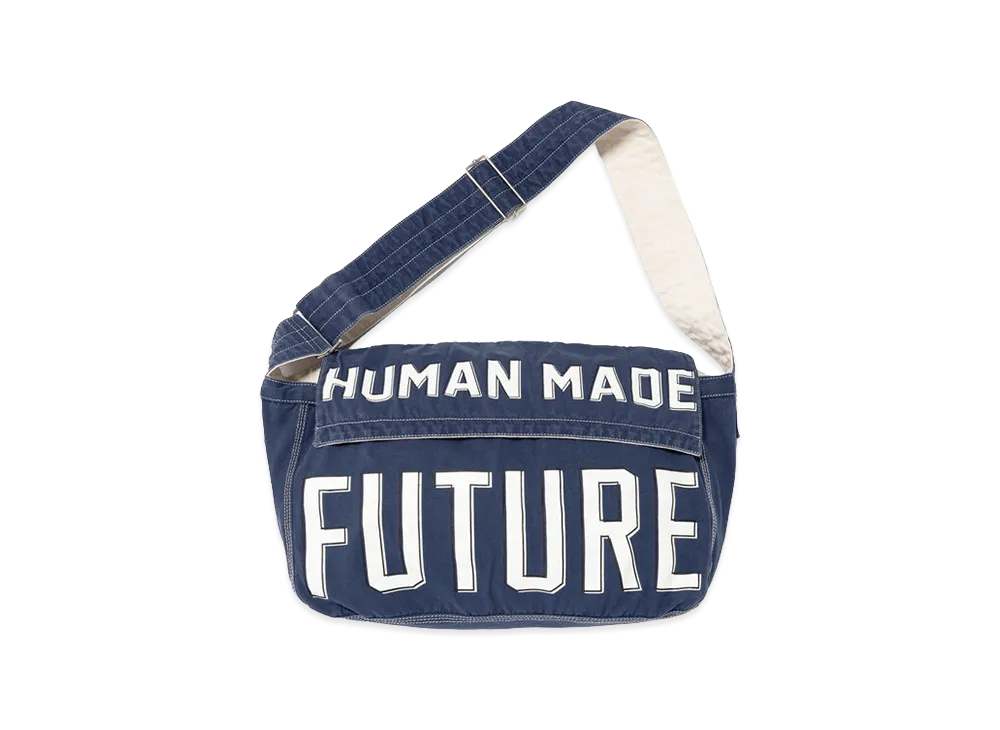 HUMAN MADE Mail Bag Large "Navy"