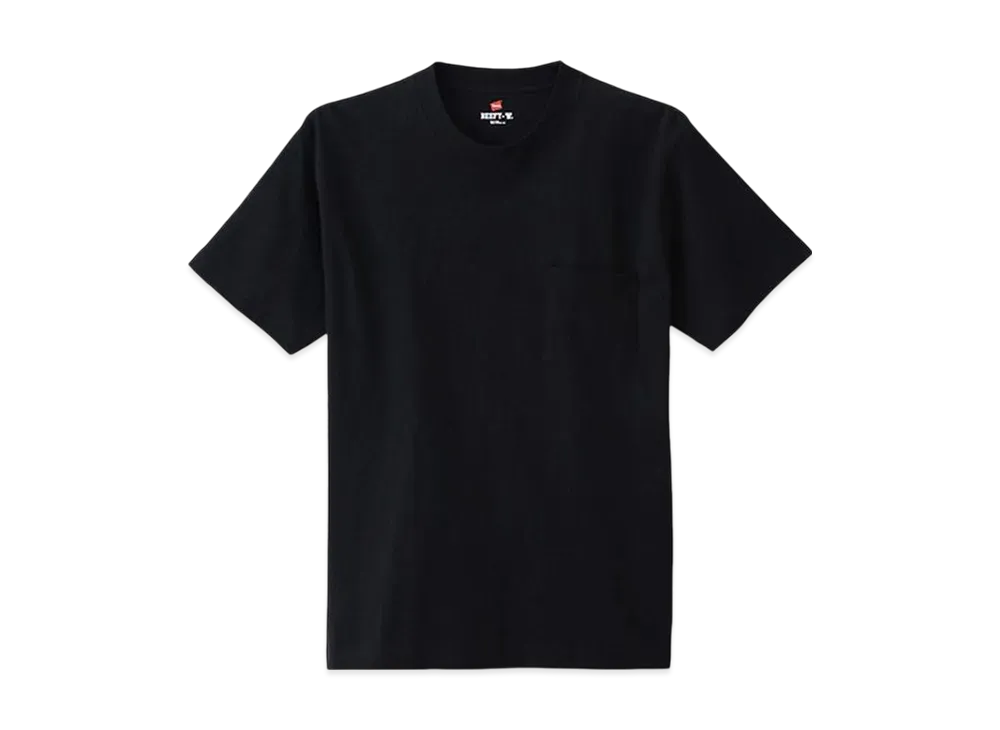 Hanes BEEFY Pocket T-Shirt "Black"