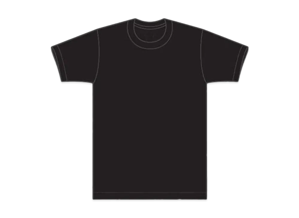 Hanes Kuro Short Sleeve T-Shirts 1P "Black"